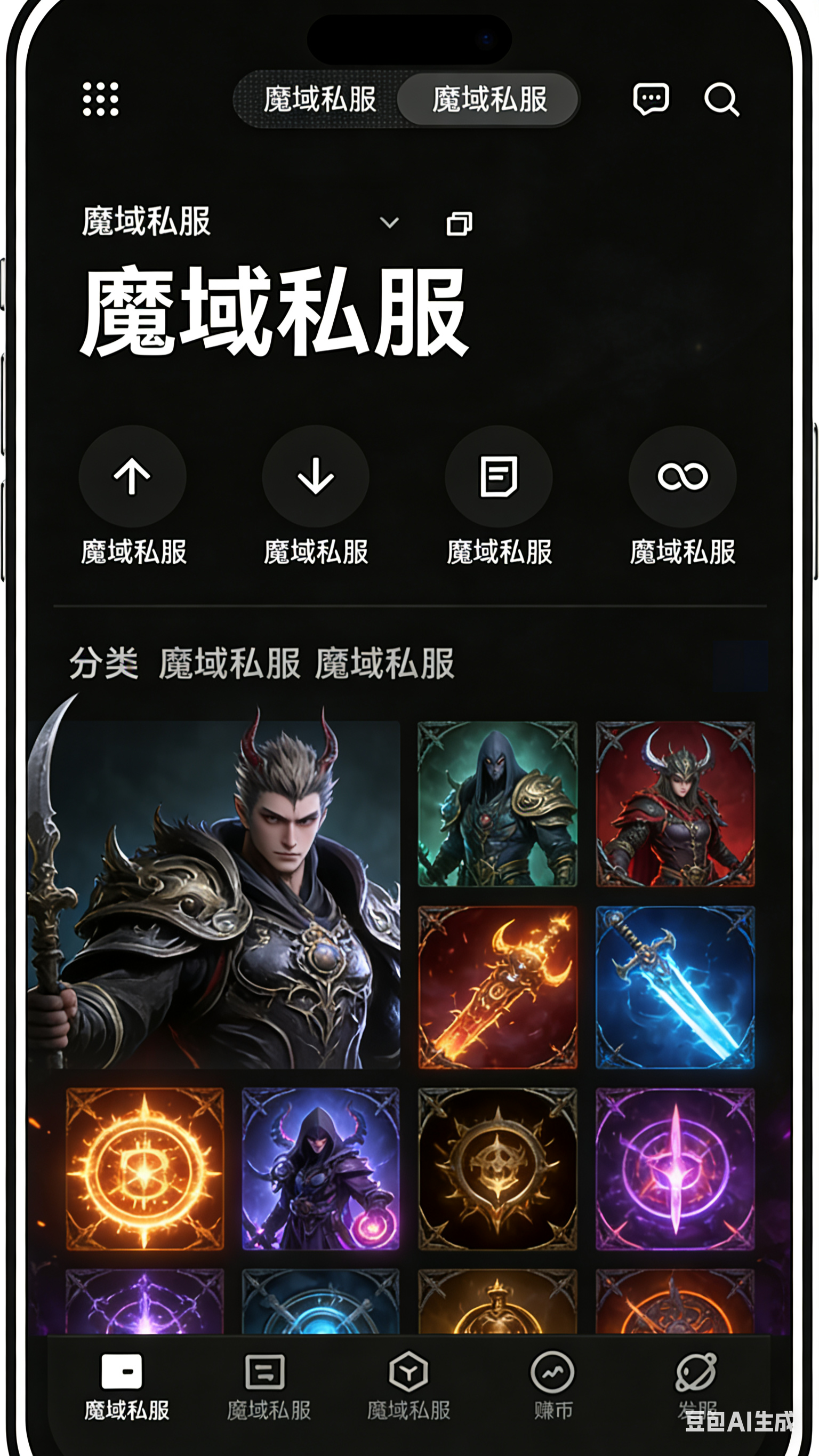 私服魔域军团团战截图